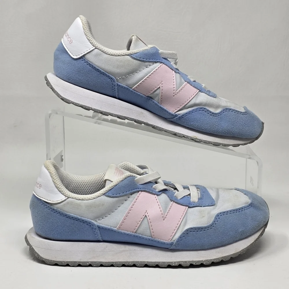 New Balance 237 Grade 'school Blue Casual Sneakers PC237ME Size 2.5 Pre-owned